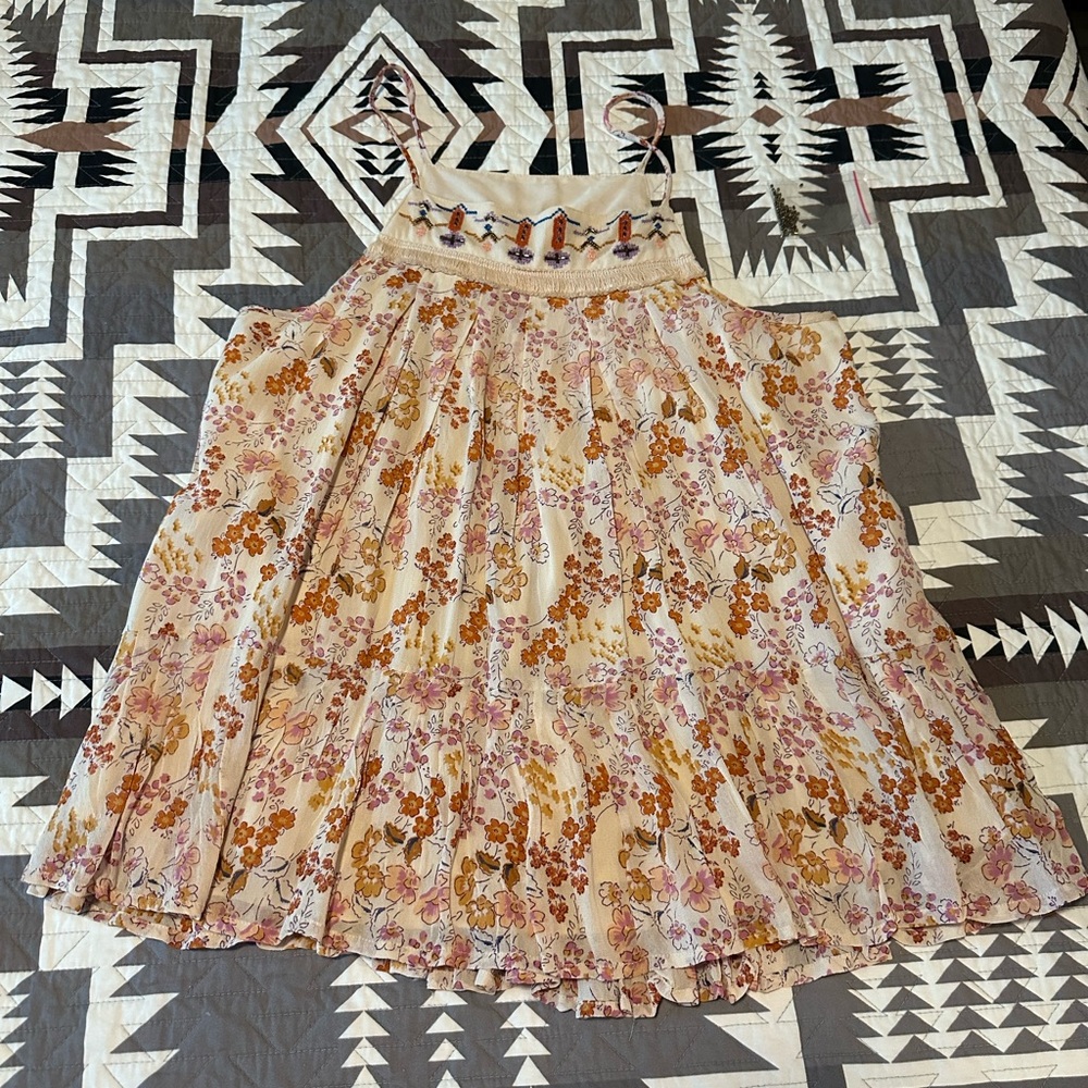 Altar'd State Floral and beaded Top